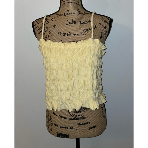 H & M Smocked Terry Top - Picture 2 of 7